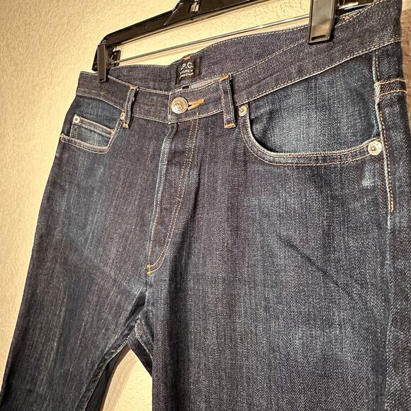 APC New Cure H Jean Tres Etroit‎ Jeans Dark Wash Sz 30 - Picture 6 of 13